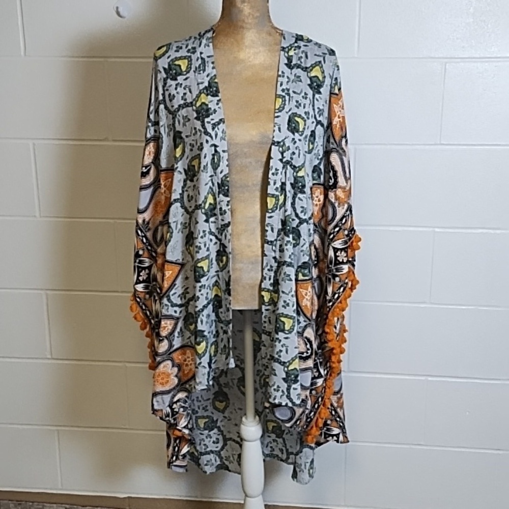 Gigio NWT Kimono Cover-up Cardigan Beachy Cruise wear